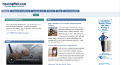 Desktop Screenshot of healingwell.com